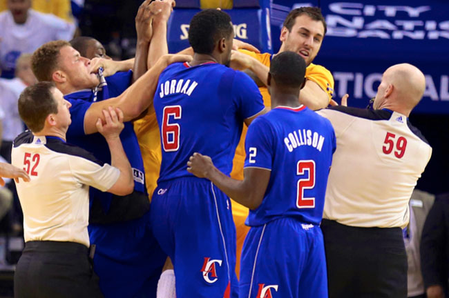 clippers warriors brawl