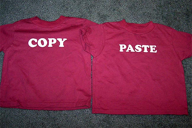 copy paste