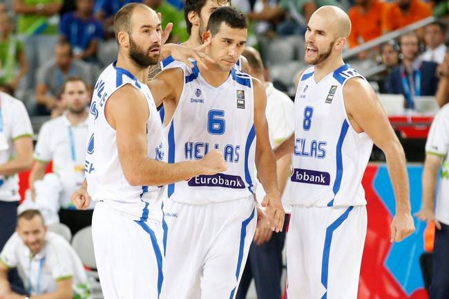 Spanoulis Zisis Calathes Calathis Kalathes Kalathis Eurobasket Greece Hellas Ethniki Andron