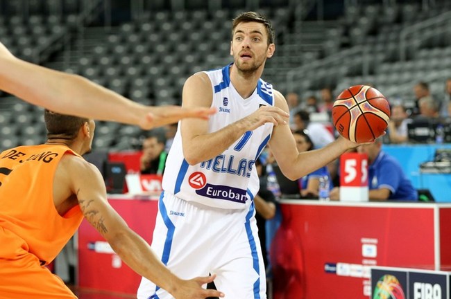Vaggelis Mantzaris Eurobasket Greece Hellas Holland Netherlands