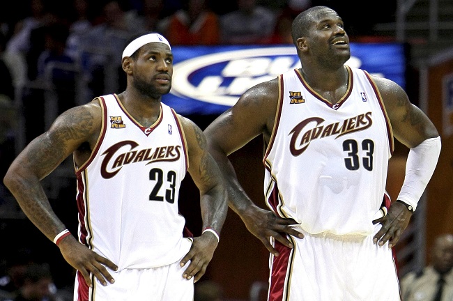 lebron james shaquille o neal