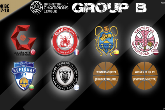 paok groupb basketball champions league