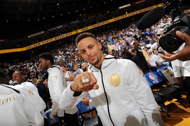 steph curry championship ring