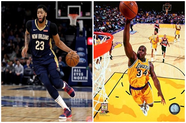 anthony davis shaquille oneal