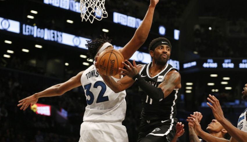 kyrie irving nets timberwolves