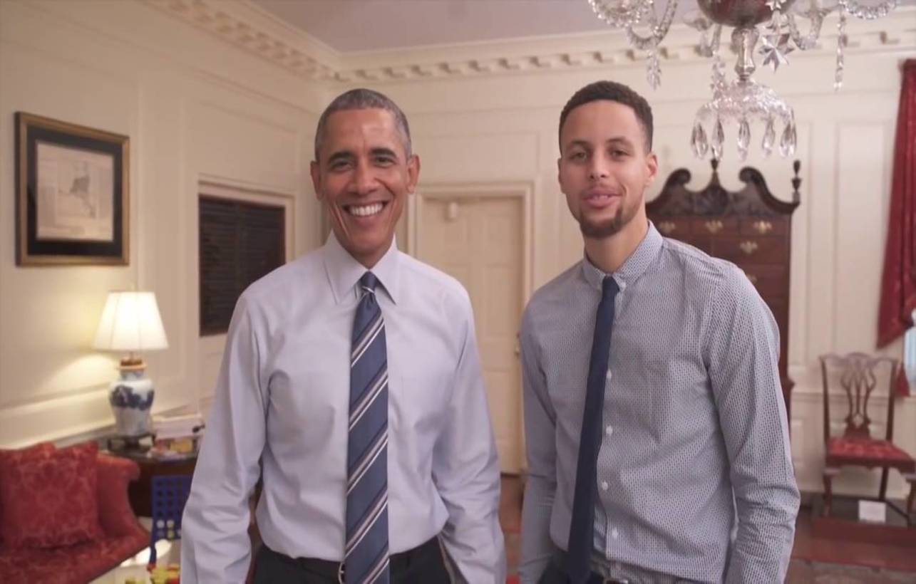 obama and curry