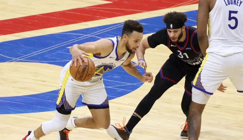 steph curry warriors sixers scaled