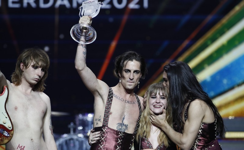 Italy Eurovision 2021 Winners Maneskin