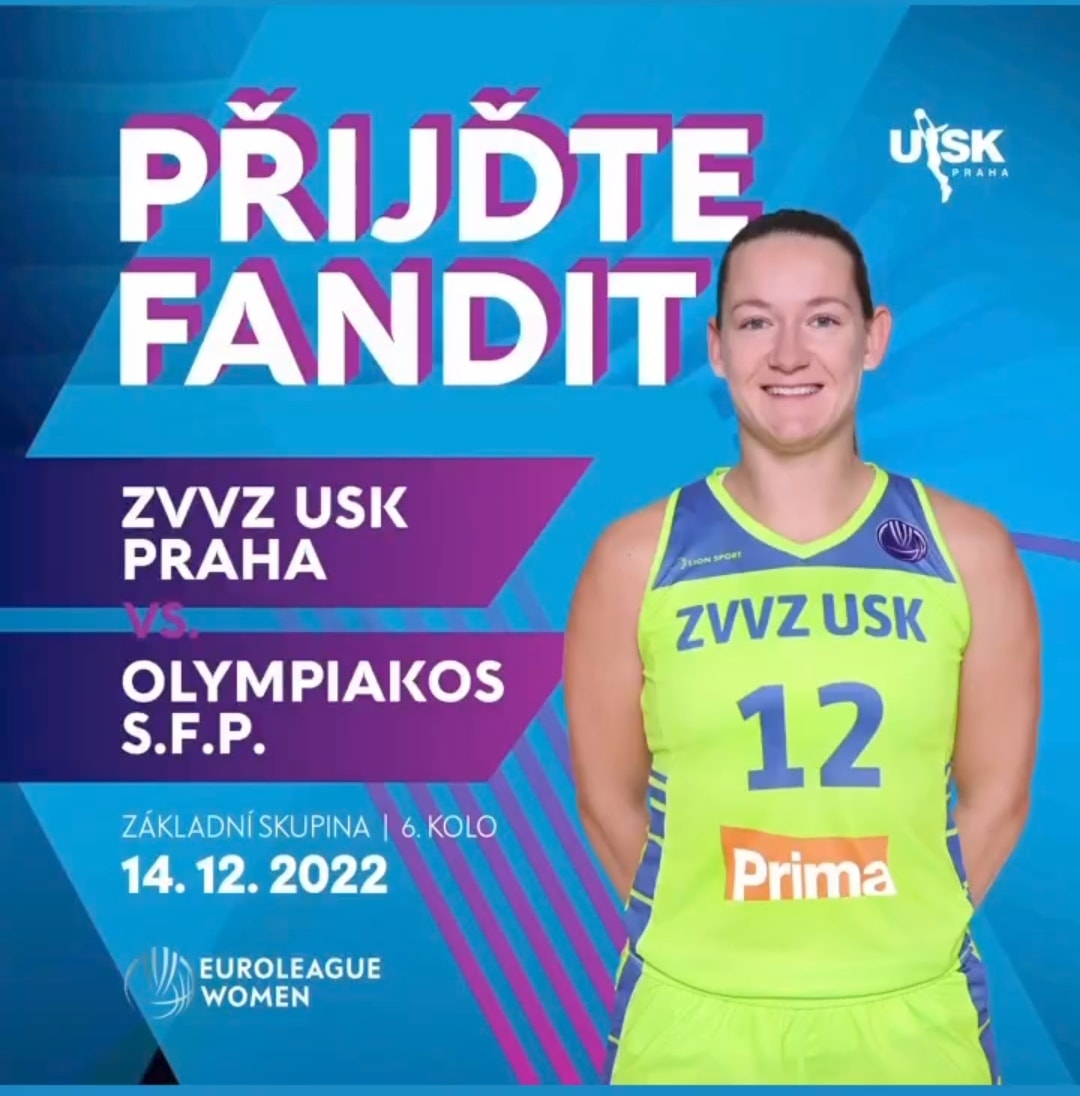 USK Πράγας - Ολυμπιακός
